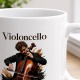Tasse »Violoncellomotiv – Tief. Warm. Berührend.«