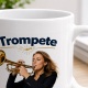Tasse »Trompete – Klar. Strahlend. Kraftvoll.«