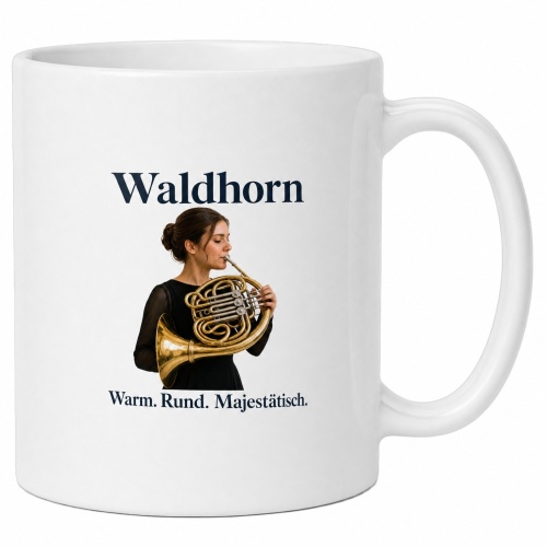 Tasse »Waldhorn – Warm. Rund....
