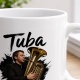 Tasse »Tuba. Tief. Mächtig. Unverzichtbar.«