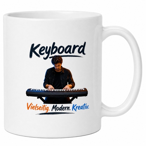 Tasse »Keyboard – Vielseitig. Modern....