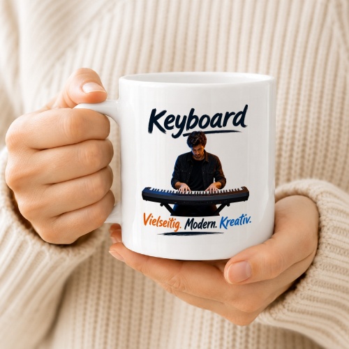 Tasse »Keyboard – Vielseitig. Modern. Kreativ.«