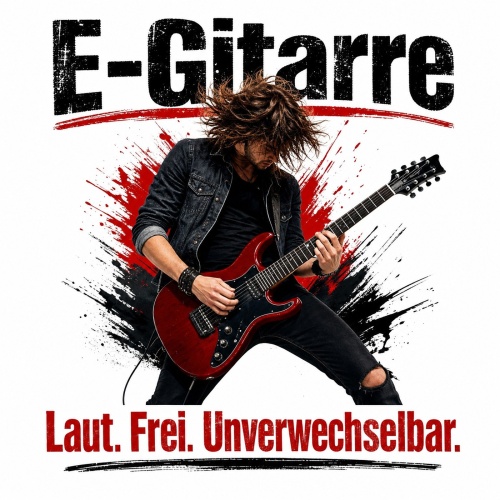 Tasse »E-Gitarre – Laut. Frei....