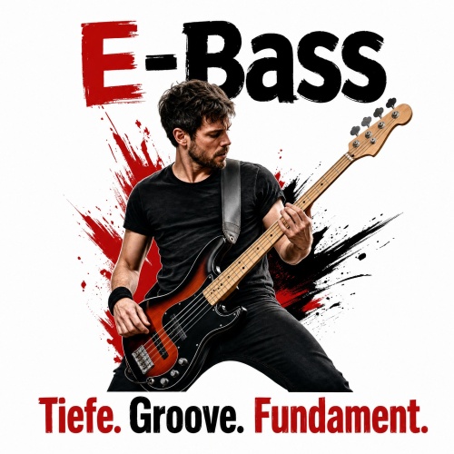 Tasse »E-Bass – Tiefe. Groove. Fundament.«