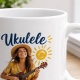 Tasse »Ukulele – Leicht. Fröhlich. Sonnig.«