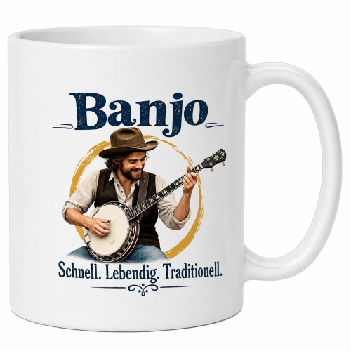 Tasse »Banjo – Schnell. Lebendig....