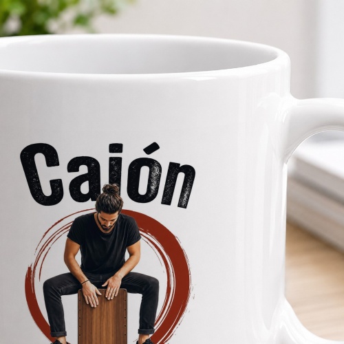 Tasse »Cajón – Direkt. Erdverbunden. Rhythmisch.«