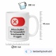 Tasse »Infoschalter für besonders bescheuerte Fragen«