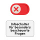 Tasse »Infoschalter für besonders bescheuerte Fragen«