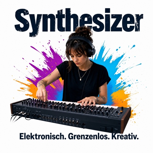 Tasse »Synthesizer. Elektronisch. Grenzenlos....
