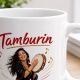 Tasse »Tamburin – Bewegung. Rhythmus. Lebensfreude.«