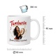 Tasse »Tamburin – Bewegung. Rhythmus. Lebensfreude.«