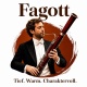 Tasse »Fagott – Tief. Warm. Charaktervoll.«