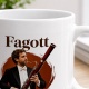 Tasse »Fagott – Tief. Warm. Charaktervoll.«