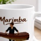 Tasse »Marimba – Warm. Weich. Melodisch.«
