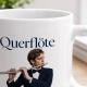 Tasse »Querflöte – Leicht. Klar. Elegant.«