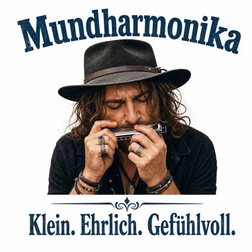 Tasse »Mundharmonika – Klein. Ehrlich....