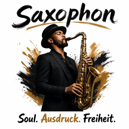 Tasse »Saxophon – Soul. Ausdruck....