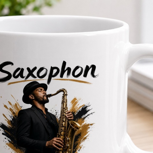 Tasse »Saxophon – Soul. Ausdruck. Freiheit.«