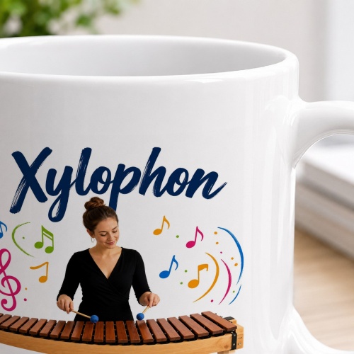 Tasse »Xylophon – Hell. Klar. Verspielt.«