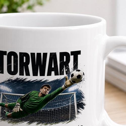 Tasse »Torwart – Reflexe. Mut. Letzte Instanz.«