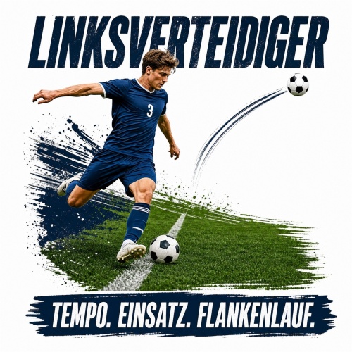 Tasse »Linksverteidiger. Tempo. Einsatz....