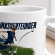 Tasse »Linksverteidiger. Tempo. Einsatz. Flankenlauf.«