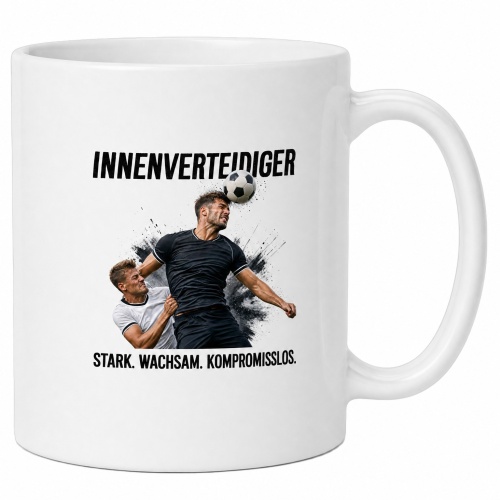 Tasse »Innenverteidiger – Stark. Wachsam....