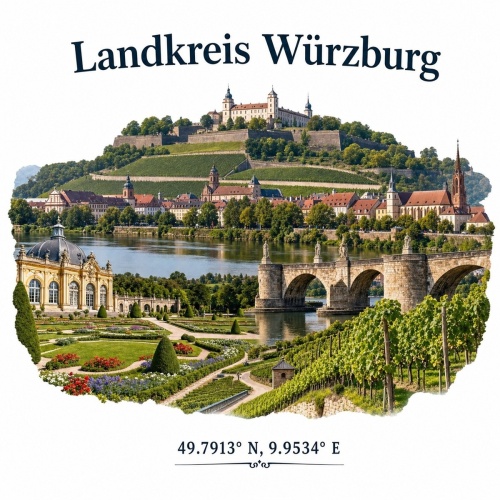 Tasse »Landkreis Würzburg«