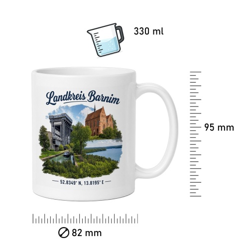 Tasse »Landkreis Barnim – Sehenswürdigkeiten«