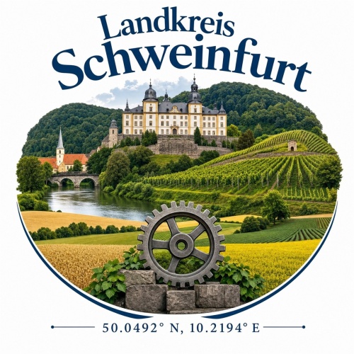 Tasse »Landkreis Schweinfurt«