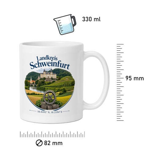 Tasse »Landkreis Schweinfurt«