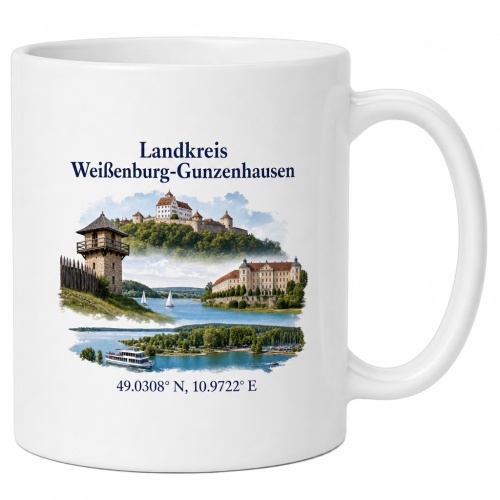 Tasse »Landkreis Weißenburg-Gunzenhausen«