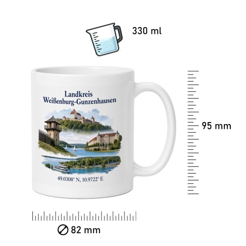 Tasse »Landkreis Weißenburg-Gunzenhausen«