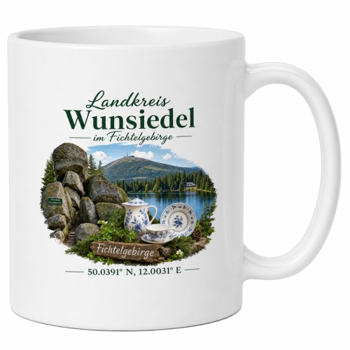 Tasse »Landkreis Wunsiedel im Fichtelgebirge«