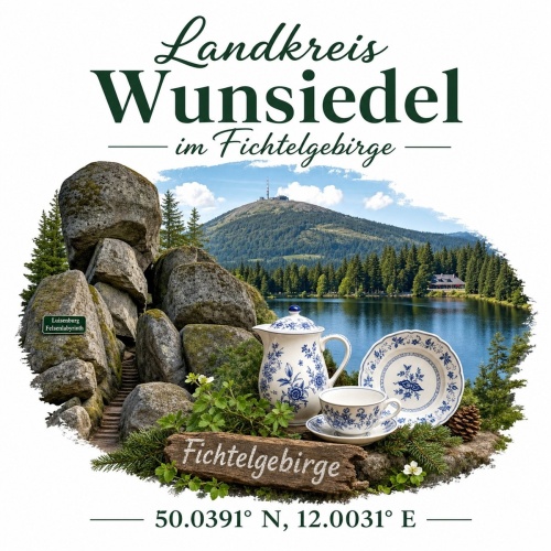 Tasse »Landkreis Wunsiedel im Fichtelgebirge«