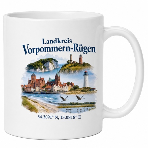 Tasse »Landkreis Vorpommern-Rügen«