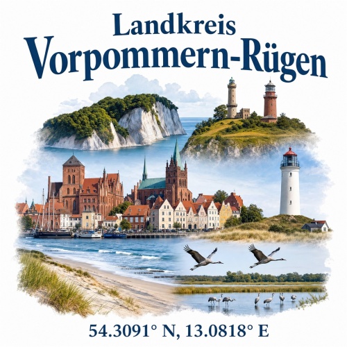 Tasse »Landkreis Vorpommern-Rügen«