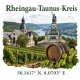 Tasse »Rheingau-Taunus-Kreis & Weinmotiv«