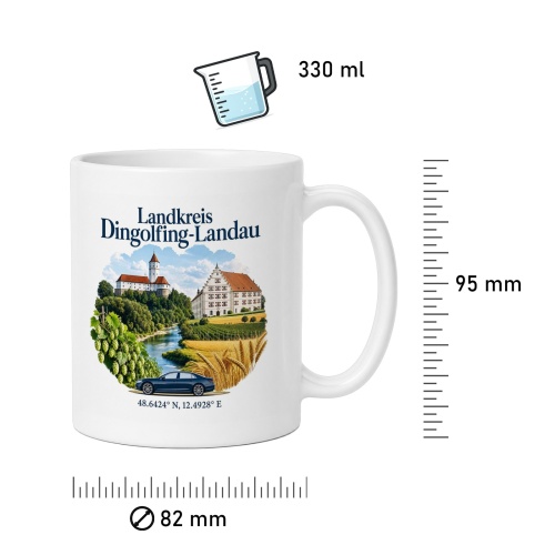 Tasse »Landkreis Dingolfing-Landau«