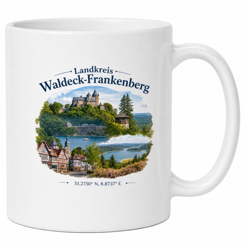 Tasse »Landkreis Waldeck-Frankenberg«
