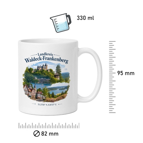 Tasse »Landkreis Waldeck-Frankenberg«