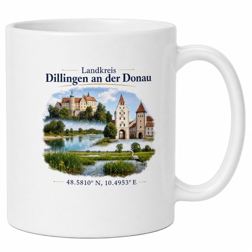Tasse »Landkreis Dillingen an der Donau«