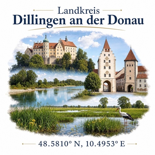 Tasse »Landkreis Dillingen an der Donau«