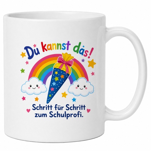 Tasse »Du kannst das! Schritt für Schritt zum...