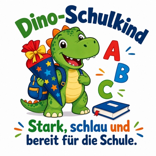 Tasse »Dino-Schulkind – Stark, schlau und...