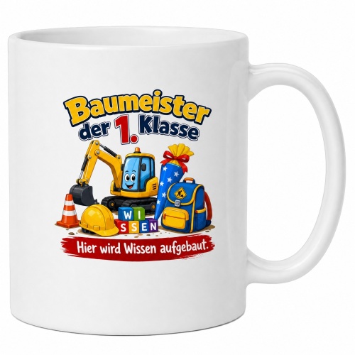 Tasse »Baumeister der 1. Klasse«