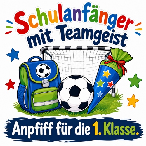 Tasse »Schulanfänger mit Teamgeist«