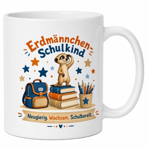 Tasse »Erdmännchen-Schulkind«