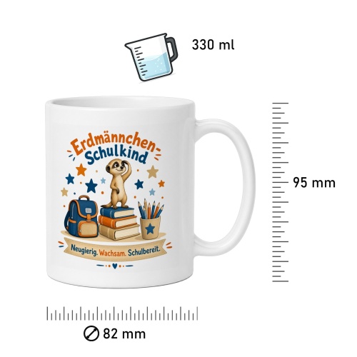 Tasse »Erdmännchen-Schulkind«